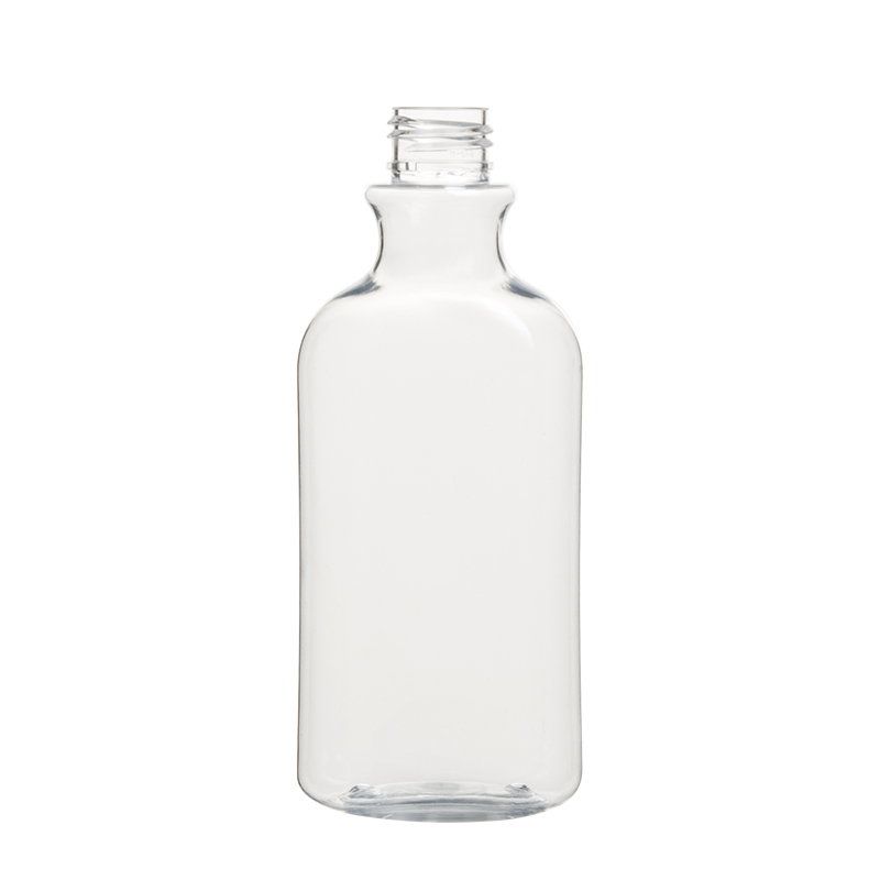 250ml 8oz Clear Plastic PET Boston Round Bottles Shampoo and Conditioner Gel Bottles