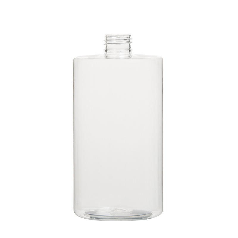 500ml 16.5oz Clear Plastic PET Cylinder Bottles Shampoo Bottles Lotion Bottles