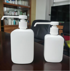  HDPE  300ml  500ml garrafas garrafa de plástico de spray com cabeça de bomba de haste longa gel de mão desinfetante garrafas vazias de gel