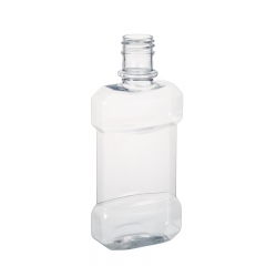 Ambientalmente amigável e reciclável 360ml Garrafa de estimação de plástico para garrafa de enxaguatório bucal