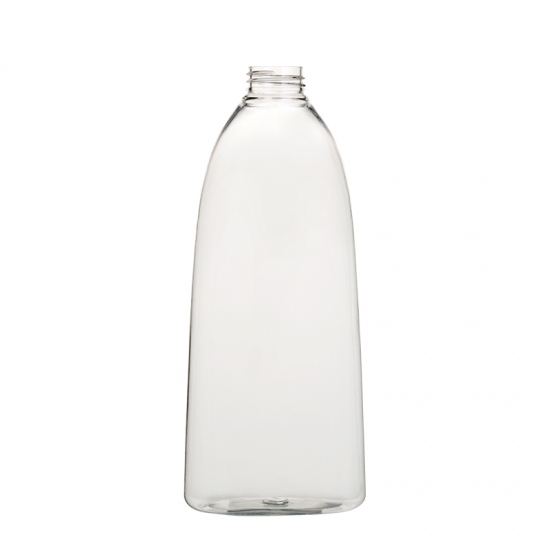 garrafa de ombro oblíquo 1000ml garrafa pet de plástico para shampoo