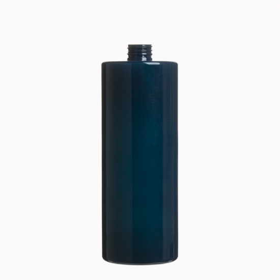 frasco redondo de ombro plano 1000ml garrafa pet de plástico para gel de banho