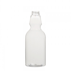 formato de garrafa de cerveja 750ml embalagem cosmética de design exclusivo garrafa pet