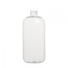 venda quente rodada de boston 500ml frasco de cosmético transparente para animais de estimação