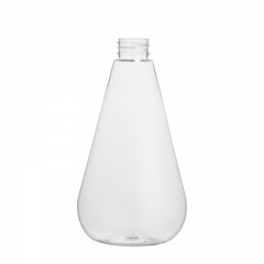 triângulo cônico 500ml vazio 16 onças frasco plástico recipiente cosmético