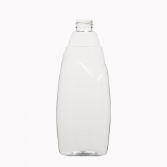 Shoulder with unique design 500ml empty 16oz cosmetic container plastic bottle