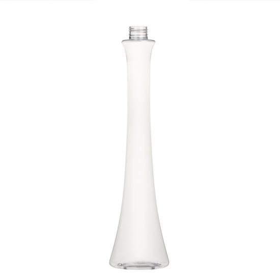 Forma da torre pequena garrafa de cintura pequena 500ml Vazio 16oz Garrafa de plástico de recipiente de animais de estimação cosméticos