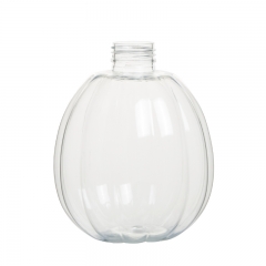 Garrafa de abóbora 450ml Garrafa de estimação de plástico para loção