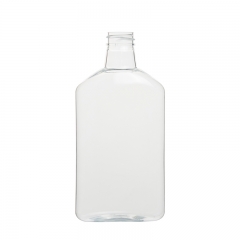 Forma oblíqua da garrafa da cerveja do ombro da garrafa do animal de estimação 400ml 