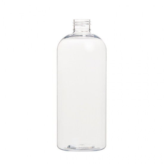 Boston Round 393 ml Garrafa de plástico de embalagem cosmética da garrafa do animal de estimação