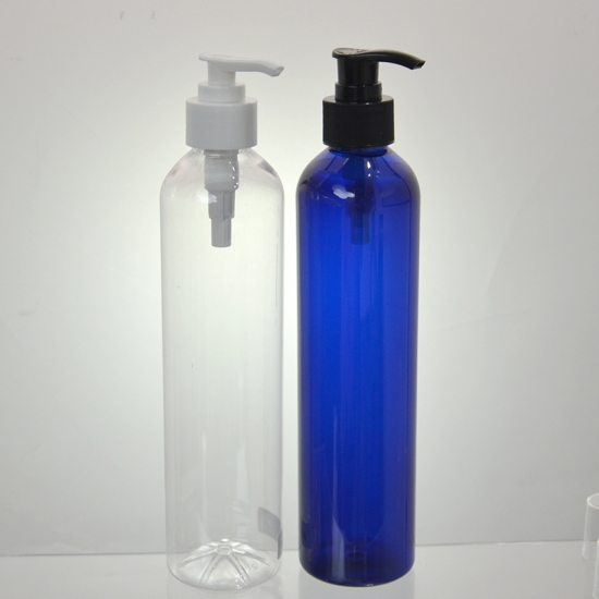 garrafas pet de plástico transparente azul 400ml